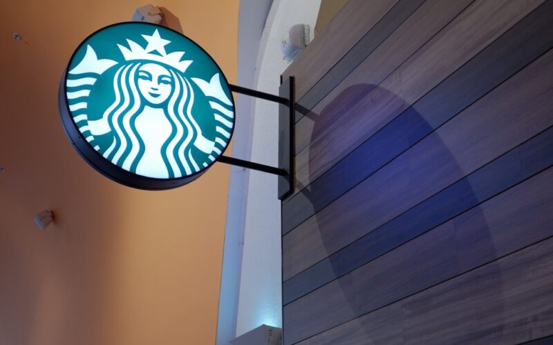 Starbucks - advertising board