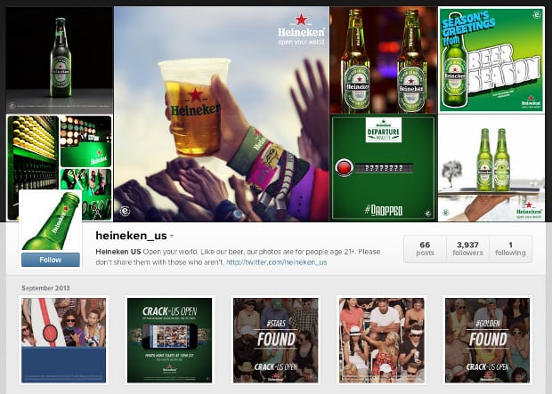 Heineken Creates Instagram Scavenger Hunt