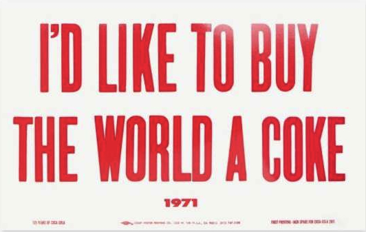 I'd Like to Buy the World a Coke