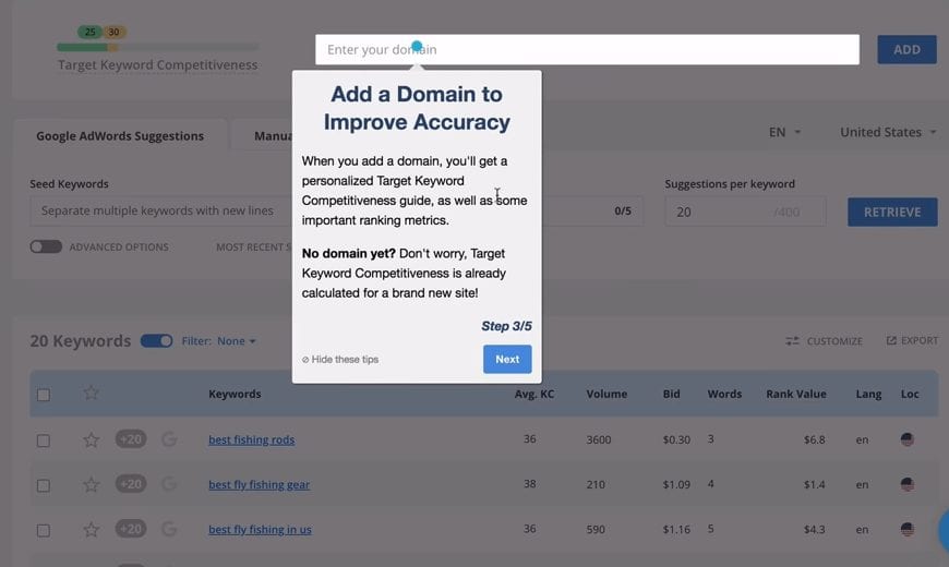 long-tail-pro-tutorial-add-domain